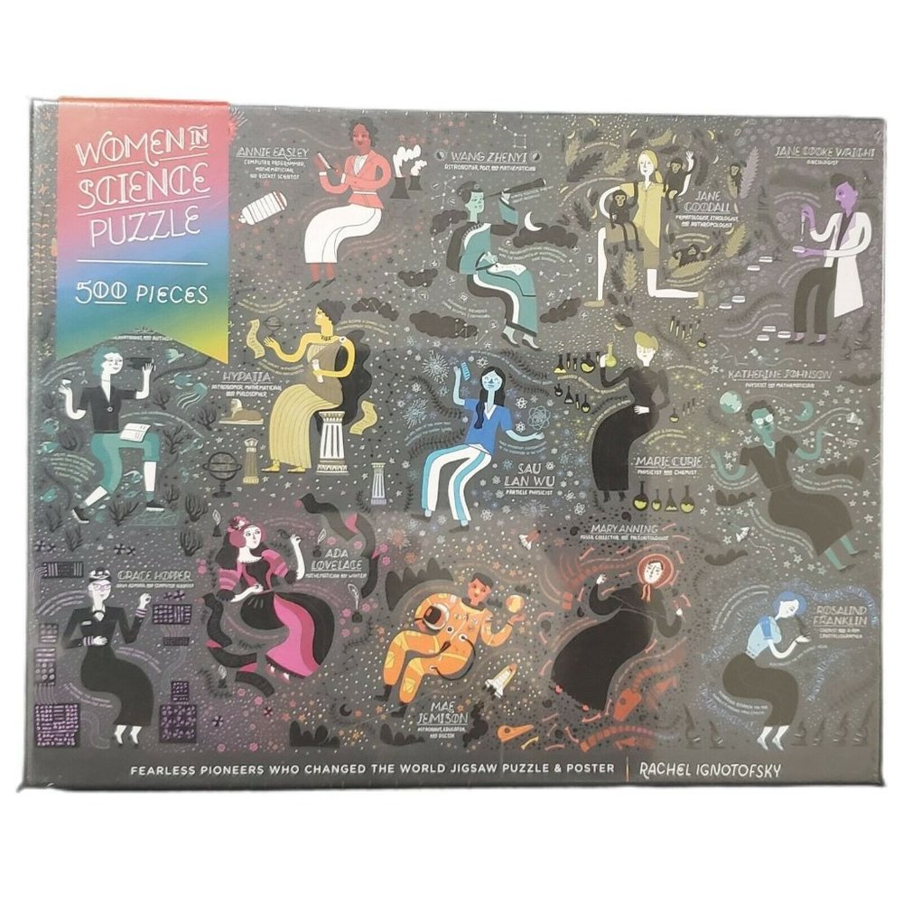 Potter Women in Science Puzzle 500 Pieces Poster Rachel Ignotofsky Scientists